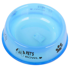 OEM Pet&amp;- 039;s Bowl Műanyag tál kutya macska 0,8l, kék kutyatál