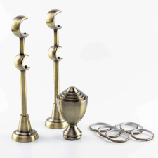 OEM Pluton 25/19 dupla rúd galéria - antik arany - 360 cm karnis, függönyrúd