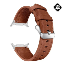 OEM Pótszíj (egyedi méret. valódi bőr) KÁVÉBARNA okosóra kellék
