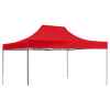 OEM Prémium kerti pavilon összecsukható 3x4.5 m piros