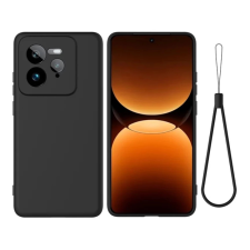 OEM Realme GT 7 Pro 5G GIGAPACK Szilikon telefonvédő matt, prémium + kézpánt, FEKETE tok és táska