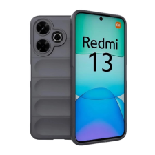 OEM Redmi 13 4G GIGAPACK Szilikon telefonvédő ütésállóság, 3D, SÖTÉTSZÜRKE tok és táska