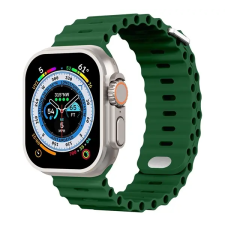 OEM River Apple Watch 41/40/38 mm szilikon szíj zöld okosóra kellék