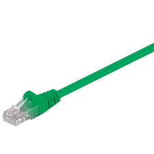 OEM RJ45 CAT5e UTP -&gt; RJ45 CAT5e UTP M/M adatkábel 5m zöld kábel és adapter