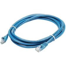 OEM RJ45 CAT6 UTP M/M adatkábel 0.5m LSOH kék (XUTPSZC6KAB05K) kábel és adapter