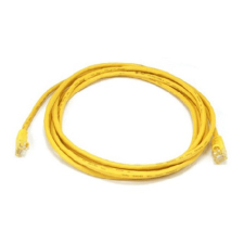 OEM RJ45 CAT6 UTP M/M adatkábel 1m LSOH sárga (XUTPSZC6KAB1S) kábel és adapter