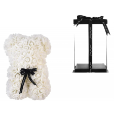 OEM Rózsa maci - fehér 25cm party kellék
