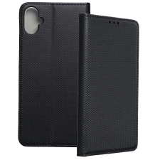 OEM Samsung Galaxy A07 könyvtok, fliptok, telefon tok, mágneszáras, bankkártyatartós, fekete tok és táska