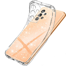 OEM Samsung Galaxy A13 4G szilikon tok, hátlaptok, védőtok, telefon tok, csillámos, átlátszó tok és táska
