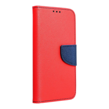 OEM Samsung Galaxy A20e könyvtok, fliptok, bankkártyatartós, mágneszáras, piros-sötétkék, Fancy tok és táska