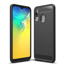 OEM Samsung Galaxy A20e szilikon tok, hátlaptok, telefon tok, karbon mintás, fekete tok és táska