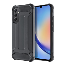 OEM Samsung Galaxy A25 5G hátlap tok, telefon tok, ütésálló, fekete, Armor tok és táska