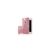 OEM Samsung Galaxy A25 5G szilikon tok, hátlaptok, telefon tok, csillámos, pink, Glitter tok és táska