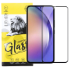 OEM Samsung Galaxy A35 5G üvegfólia, tempered glass, előlapi, 9D, edzett, hajlított, fekete kerettel