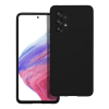 OEM Samsung Galaxy A53 5G szilikon tok, hátlaptok, telefon tok, velúr belsővel, matt, fekete, Silicone