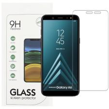 OEM Samsung Galaxy A6 2018 üvegfólia, tempered glass, előlapi, edzett, 9H, 0.3mm mobiltelefon kellék