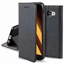 OEM Samsung Galaxy S10 oldalra nyíló könyv tok rombusz minta fekete tok és táska