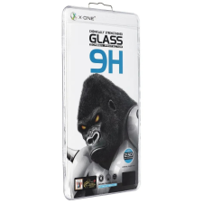 OEM Samsung Galaxy S22 5G üvegfólia, tempered glass, előlapi, 3D, edzett, hajlított, fekete kerettel, prémium, X-One mobiltelefon kellék