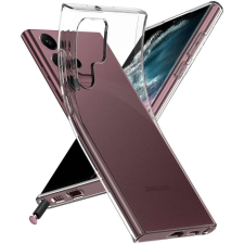 OEM Samsung Galaxy S22 Ultra 5G szilikon tok, hátlaptok, telefon tok, vékony, átlátszó, 1mm mobiltelefon kellék