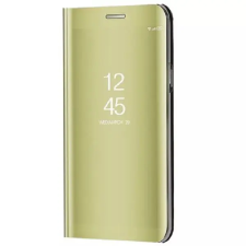 OEM Samsung Galaxy S23 oldalra nyíló Smart View Cover Utángyártott arany tok és táska