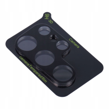 OEM Samsung Galaxy S24 Ultra 5D Edzett üveg kameravédő - Fekete mobiltelefon kellék