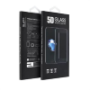 OEM Samsung Galaxy S24 Ultra 5D Full Glue hajlított edzett üveg kijelzővédő - Fekete