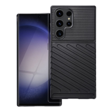 OEM Samsung Galaxy S24 Ultra 5G szilikon tok, hátlap tok, ütésálló, fekete, Thunder tok és táska