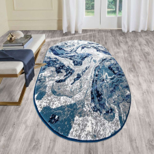 OEM Santorini 7474 (Navy) ovális szőnyeg 160x230cm Kék lakástextília