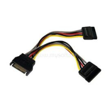 OEM SATA Power -&gt; 2 SATA Power M/F tápkábel (WENT95114) kábel és adapter
