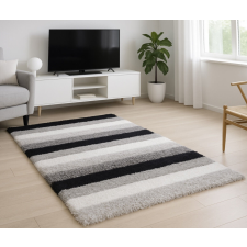 OEM Shaggy szőnyeg California 3D 522 (Gray) 200x280cm Szürke lakástextília
