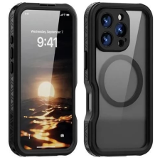 OEM SHELLBOX GT 360° műanyag tok Apple iPhone 16 Pro fekete tok és táska