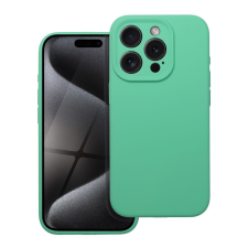 OEM SILICONE 2mm tok iPhone 16e - mentazöld tok és táska