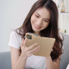 OEM SMART CASE könyvtok Realme 14 Pro Plus - arany színű