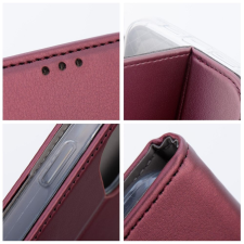 OEM SMART MAGNETO kinyitható tok Honor Magic7 Lite - bordó tok és táska