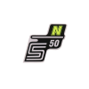 OEM Standard Felirat S50 N fólia / matrica neonsárga Simson S50 készülékhez