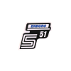 OEM Standard Feliratozás S51 Enduro fólia / matrica kék Simson S51-hez