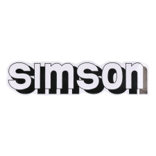 OEM Standard Írófólia / matrica tartály fehér, fekete Simson S51-hez egyéb motorkerékpár alkatrész