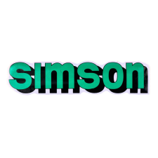 OEM Standard Írófólia / matrica tartály zöld, fekete Simson S51-hez motorkerékpár idom