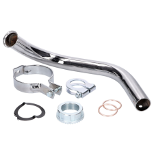 OEM Standard Kipufogócső szett króm 28mm Simson Schwalbe KR51/2-hez egyéb motorkerékpár alkatrész