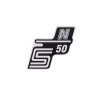 OEM Standard S50 N fólia / matrica ezüst Simson S50-hez