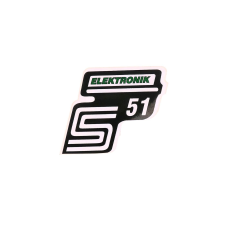 OEM Standard S51 elektronikai fólia / matrica zöld Simson S51-hez egyéb motorkerékpár alkatrész