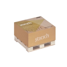 OEM StickN KraftCube 76x76mm jegyzettömb - Barna (400 lap / tömb) (21816) jegyzettömb