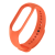 OEM Szilikon óraszíj, Xiaomi Mi Band 4/5/6/7 okosórákkal kompatibilis, narancssárga