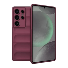 OEM Szilikon telefonvédő (ütésállóság. kameravédő. 3D) BORDÓ tok és táska