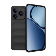 OEM Szilikon telefonvédő (ütésállóság. kameravédő. 3D) FEKETE tok és táska