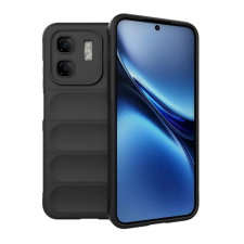 OEM Szilikon telefonvédő (ütésállóság. kameravédő. 3D) FEKETE tok és táska