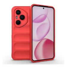 OEM Szilikon telefonvédő (ütésállóság. kameravédő. 3D) PIROS tok és táska