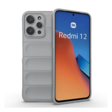 OEM Szilikon telefonvédő (ütésállóság. kameravédő. 3D) VILÁGOSSZÜRKE tok és táska