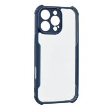 OEM Szilikon telefonvédő (ütésállóság. légpárnás sarok. akril hátlap. kameravédő) SÖTÉTKÉK tok és táska