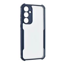 OEM Szilikon telefonvédő (ütésállóság. légpárnás sarok. akril hátlap. kameravédő) SÖTÉTKÉK tok és táska